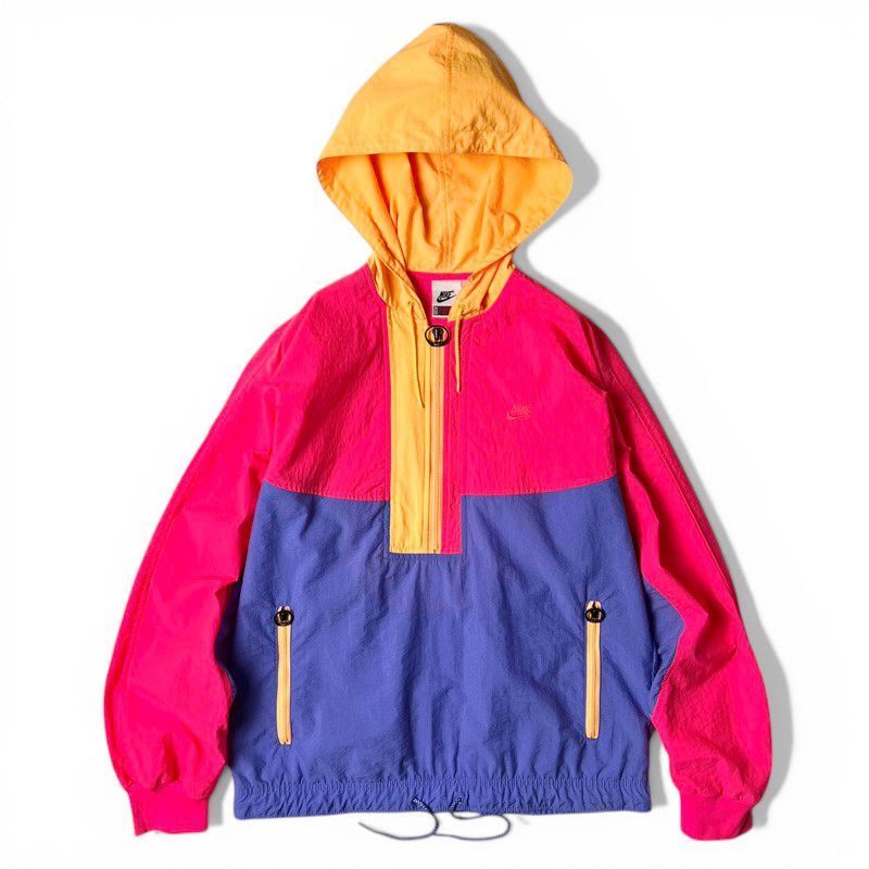 80s NIKE CROSS TRAINING ナイロン ハーフジップ プルオーバー 