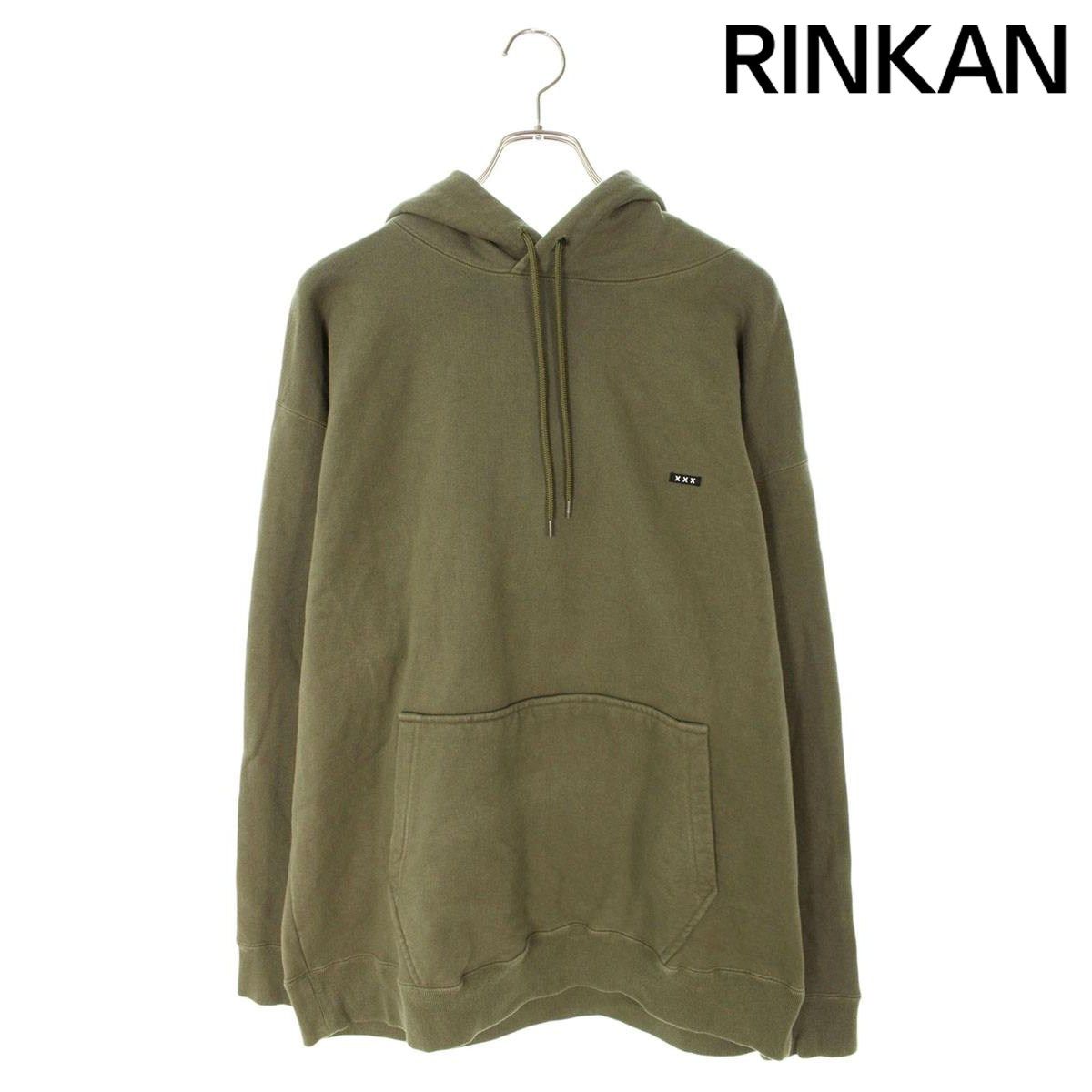 ゴッドセレクショントリプルエックス Xワッペンパーカー メンズ XL 