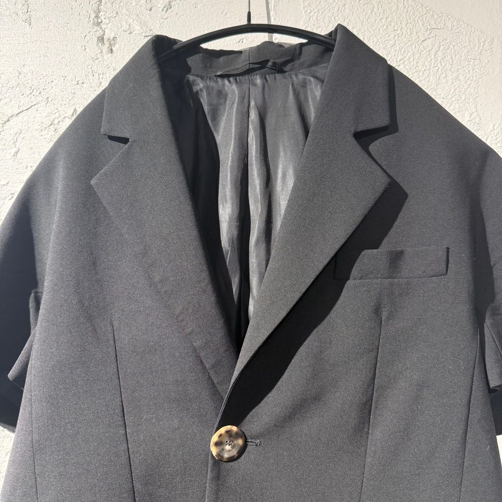 r*r様 namacheko 19ss 半袖　テーラードジャケット NAMACHEKO ナマチェコ 19SS Short Sleeve Tailored 半袖テーラード