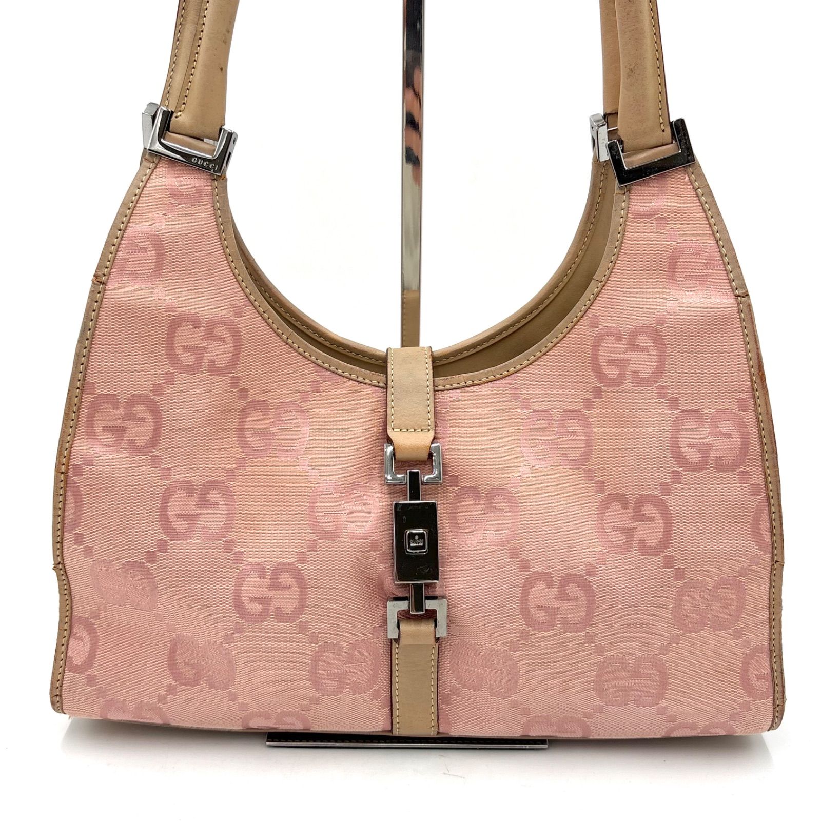 GUCCI グッチ ジャンボGG ジャッキー SV金具 ショルダーバッグ 