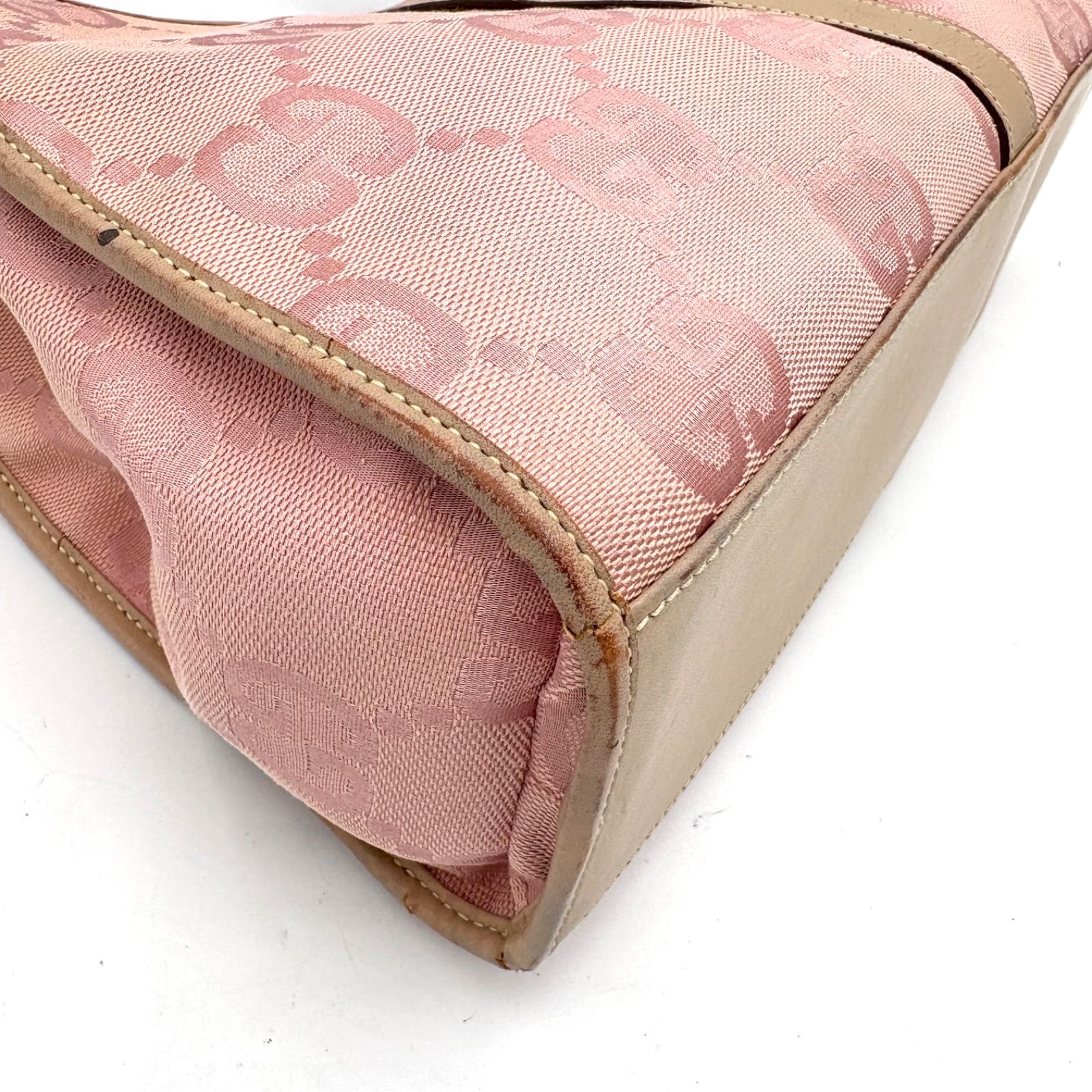 GUCCI グッチ ジャンボGG ジャッキー SV金具 ショルダーバッグ 