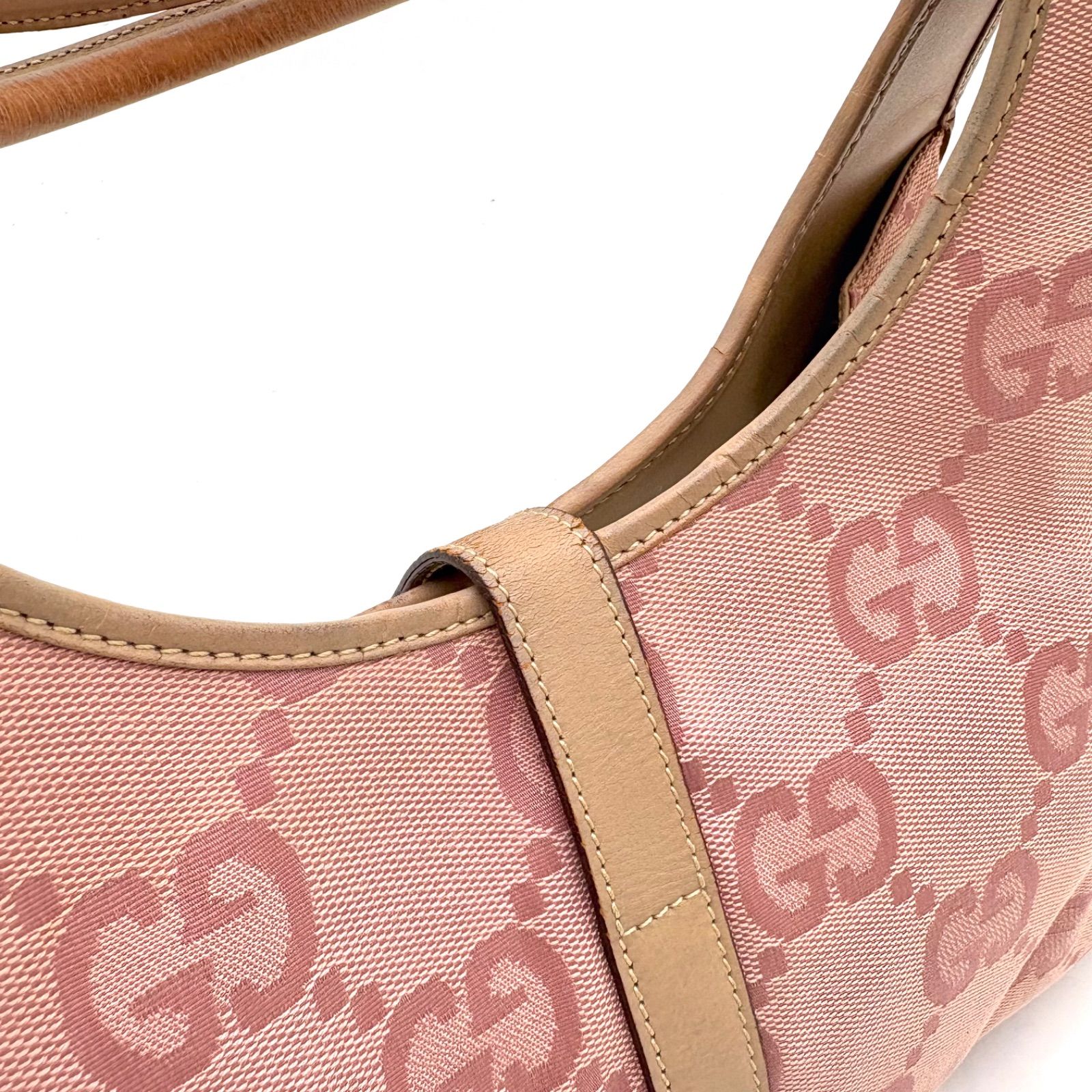 GUCCI グッチ ジャンボGG ジャッキー SV金具 ショルダーバッグ 