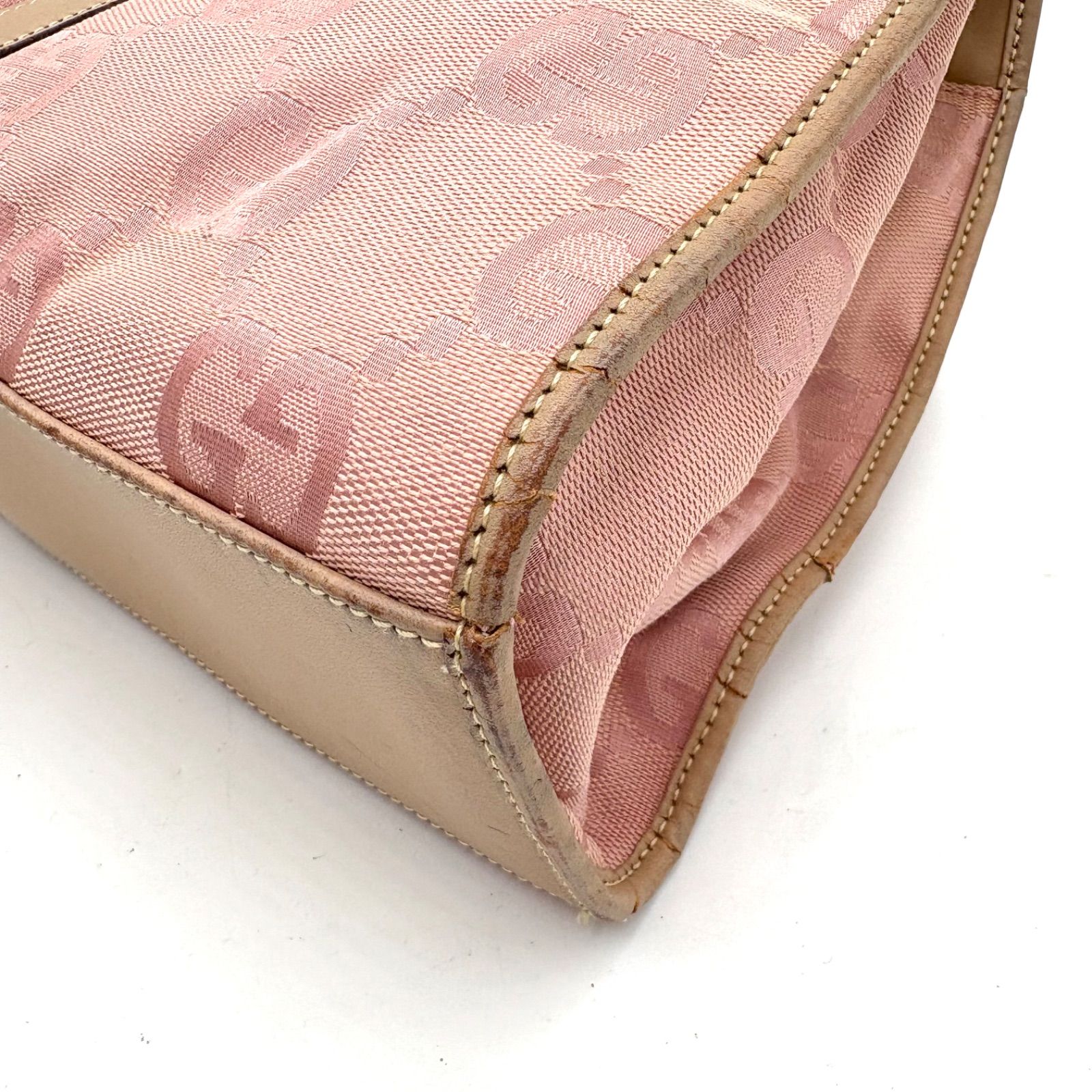 GUCCI グッチ ジャンボGG ジャッキー SV金具 ショルダーバッグ 