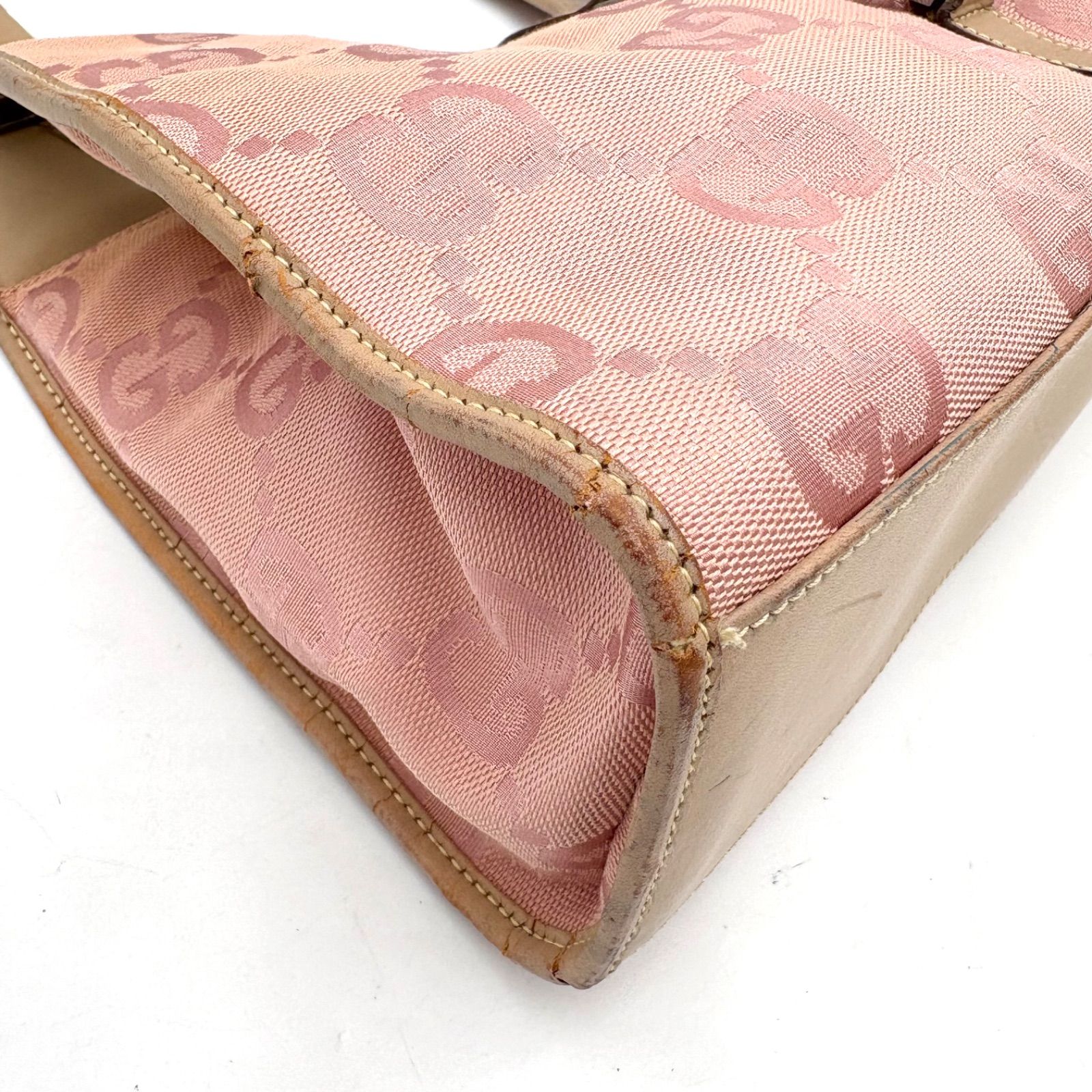 GUCCI グッチ ジャンボGG ジャッキー SV金具 ショルダーバッグ 