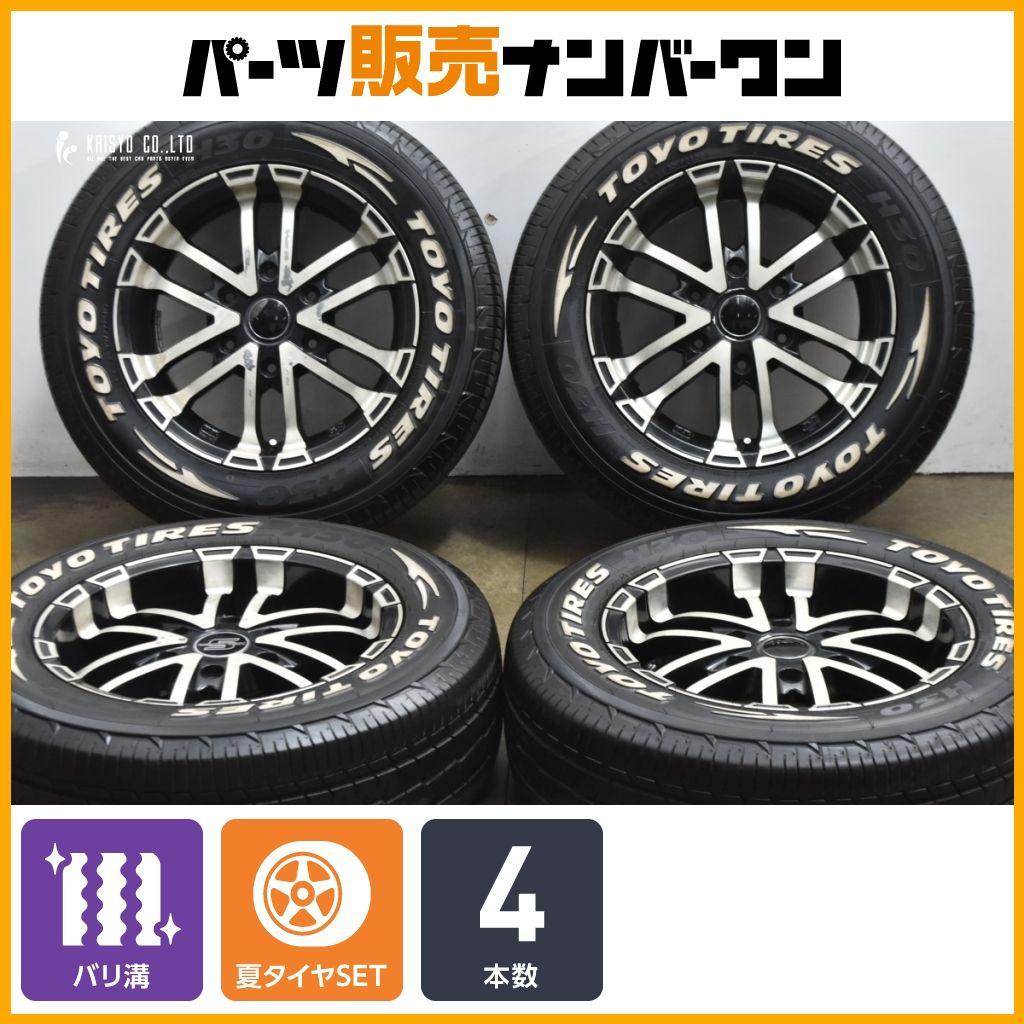バリ溝】ZEROBREAK-S 16in 6.5J +35 PCD139.7 トーヨー H30 215/65R16C 