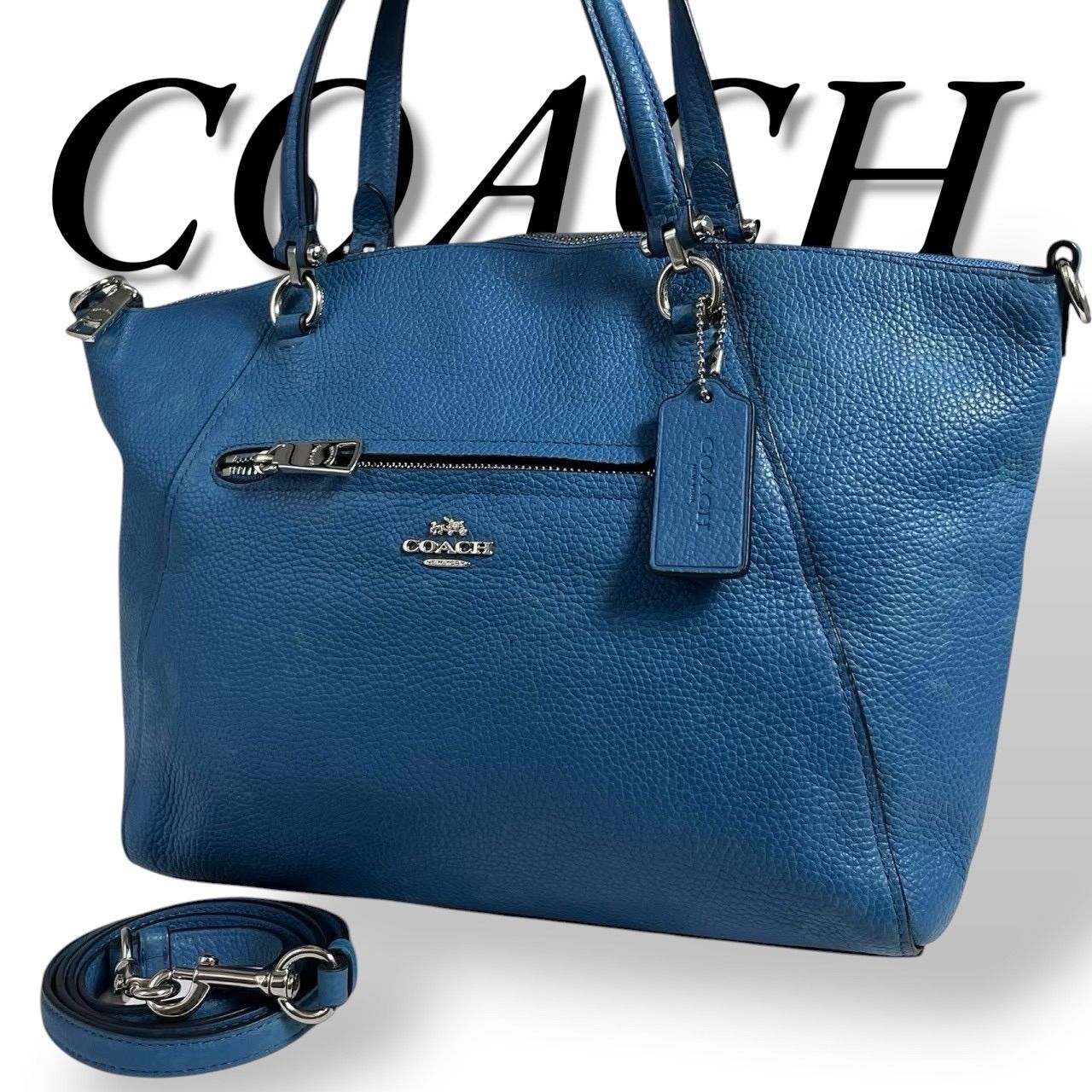 COACH コーチ 58874 美品 ショルダーバッグ トートバッグ レザー 