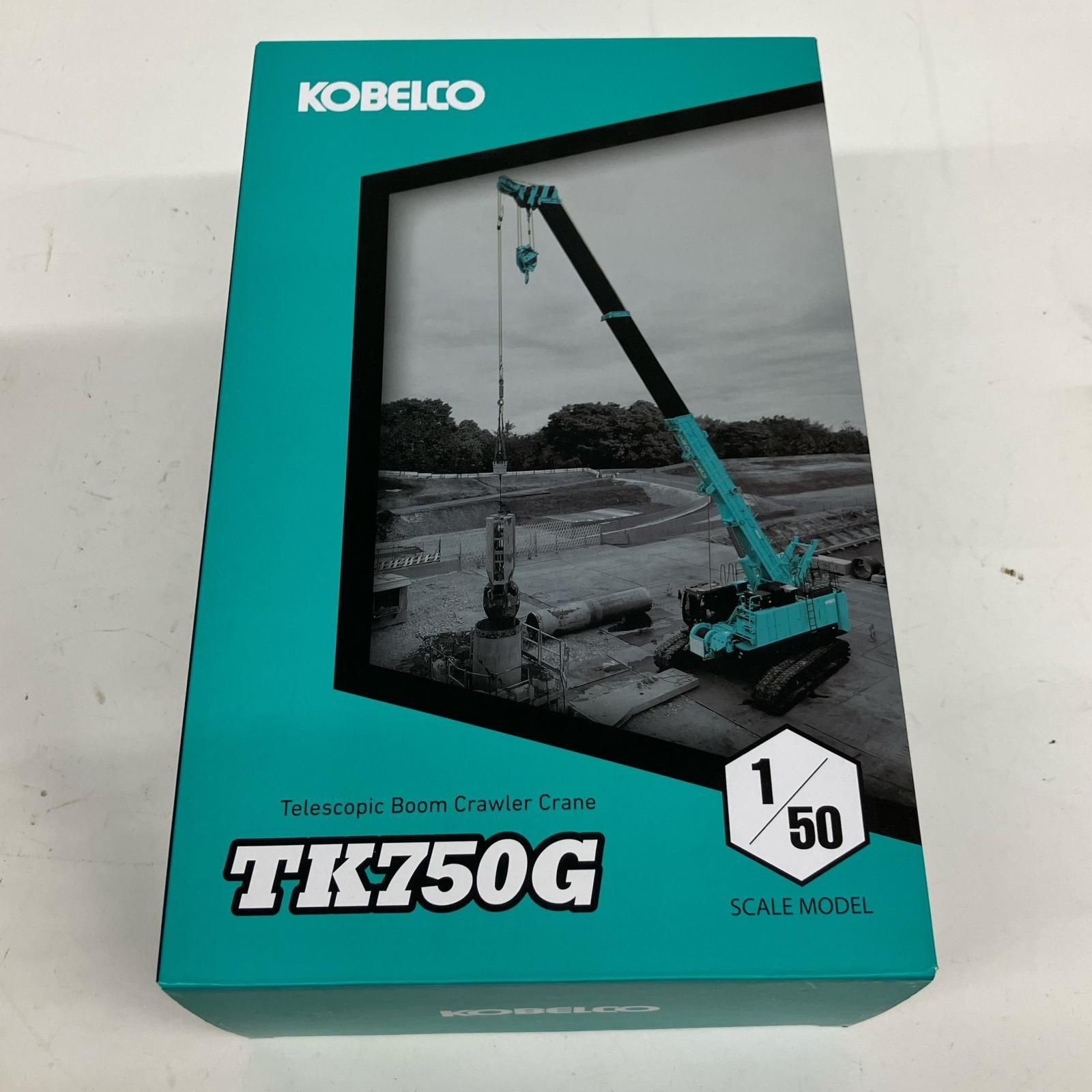 KOBELCO テレスコピッククローラクレーン 1/50スケールモデル TK750G