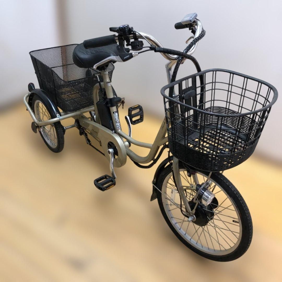 電動アシスト三輪自転車 BEPN20-CG カイホウジャパン 前20後16インチ 