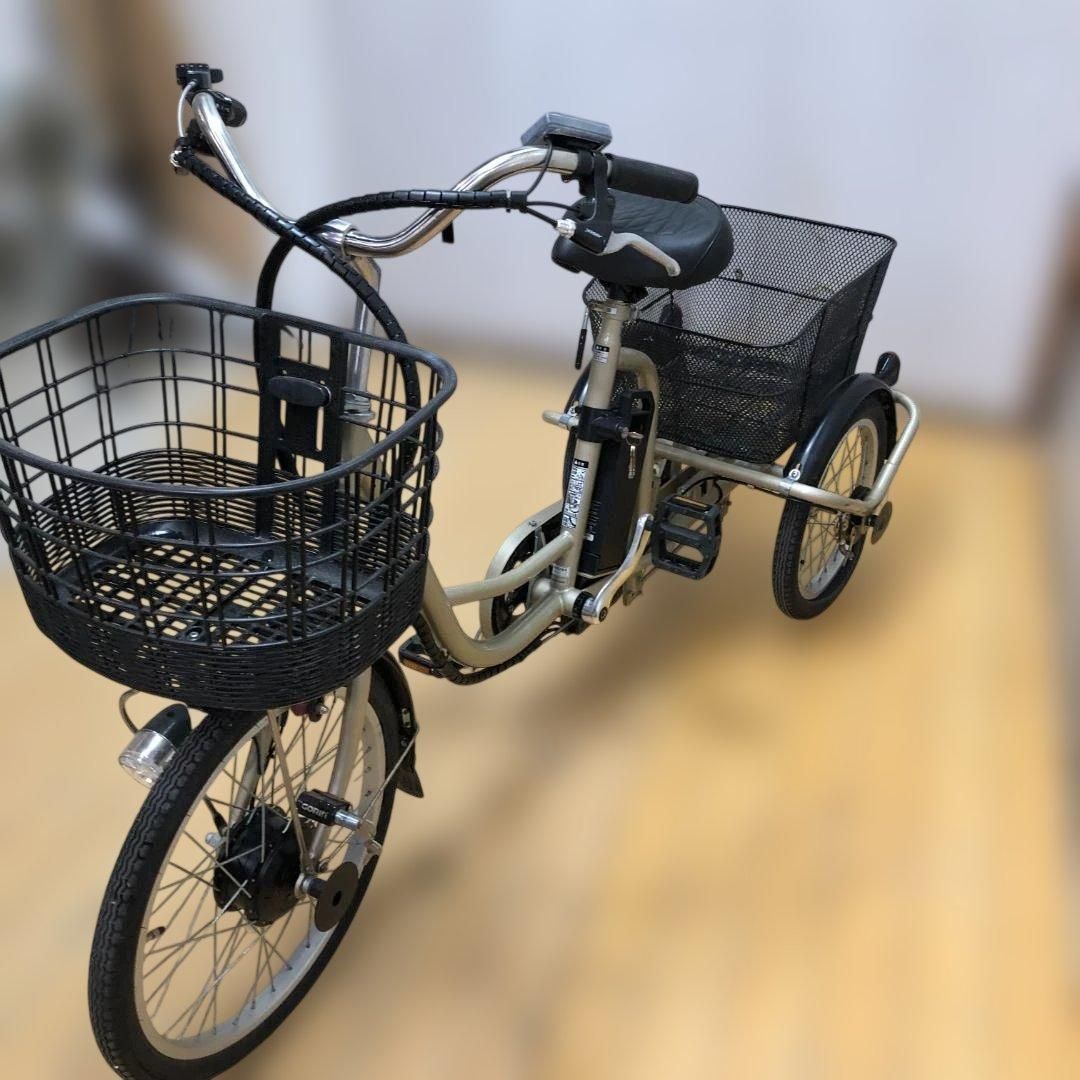 電動アシスト三輪自転車 BEPN20-CG カイホウジャパン 前20後16インチ 