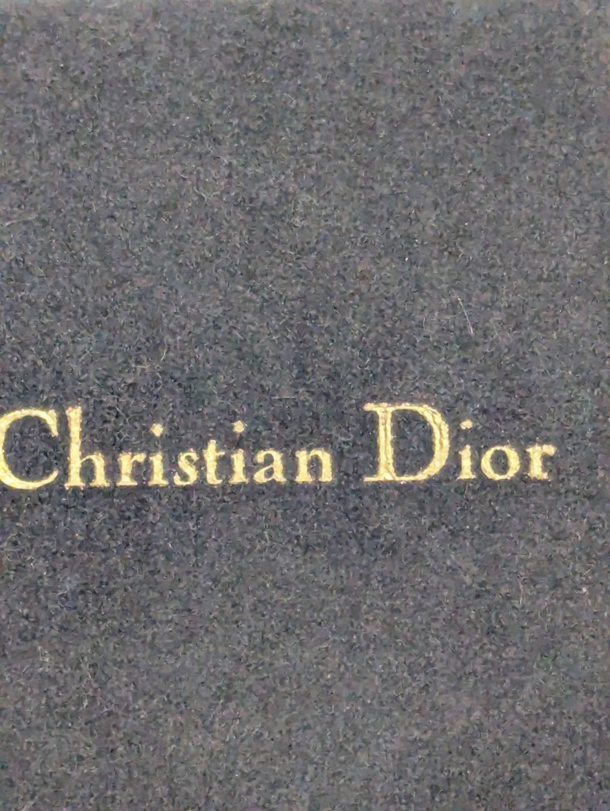 美品】Christian Dior ラインストーン ブローチ シルバー チェーン付 