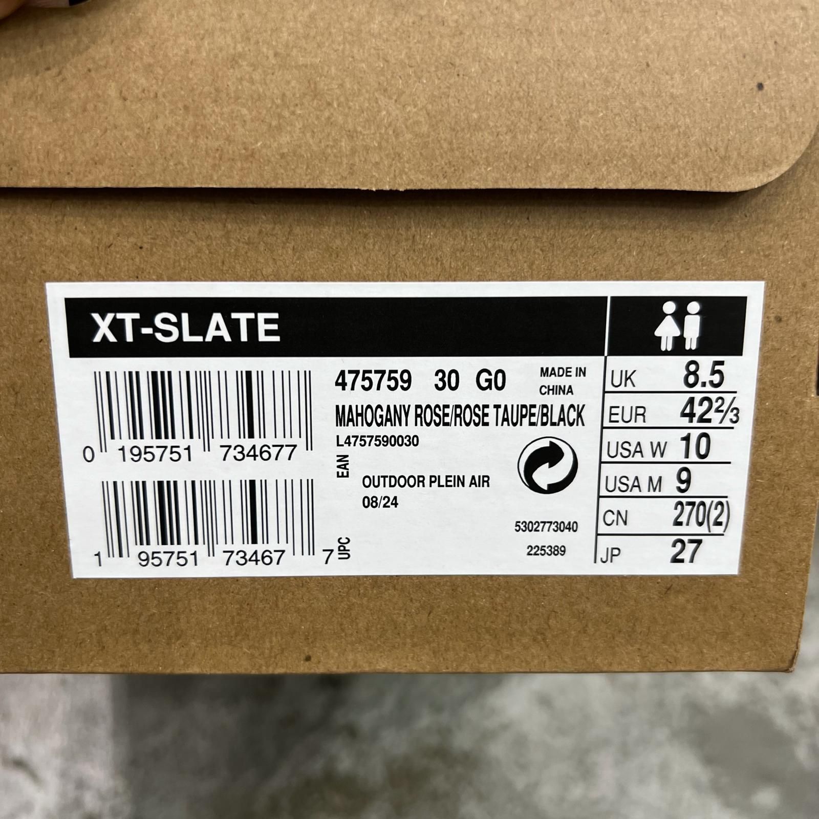 参考上代37400円 未使用 SALOMON XT-SLATE スニーカー サロモン 475759