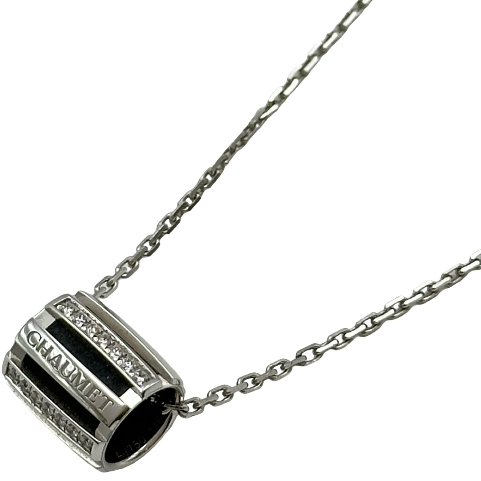ショーメ CHAUMET クラスワンネックレス ホワイトゴールド Au750 