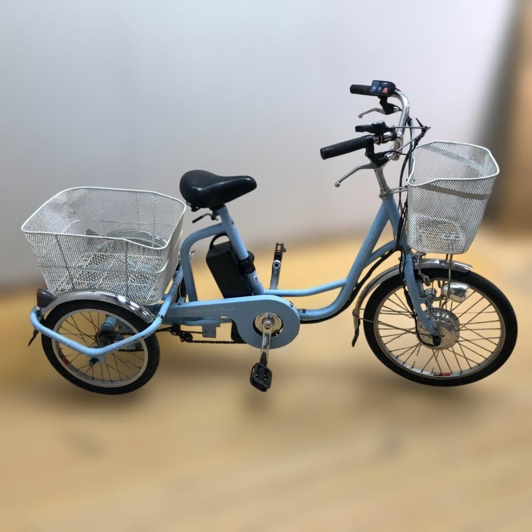 ピカピカです！使用2回！ミムゴ 電動アシスト3輪自転車 アシらくチャーリ MG-TRM20EB ピカピカです！使用2回！ミムゴ 電動アシスト3輪自転車 アシらく