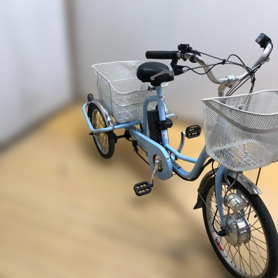 電動アシスト三輪自転車 ミムゴ MG-TRM20EB 前後大型カゴ付き 三輪 
