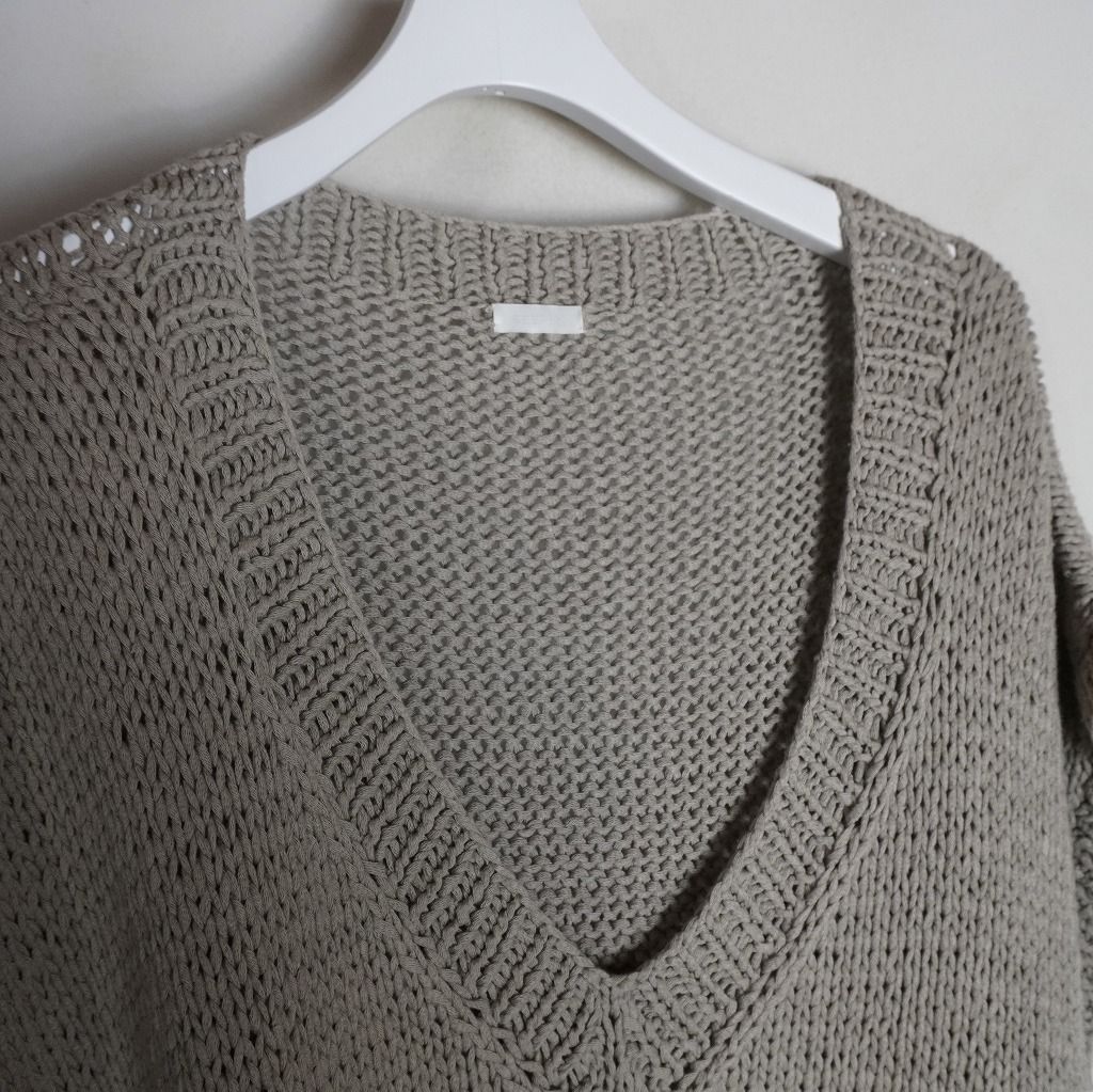 SEEALL シーオール V NECK GILLET Vネック ニット ベスト ジレ SAU13