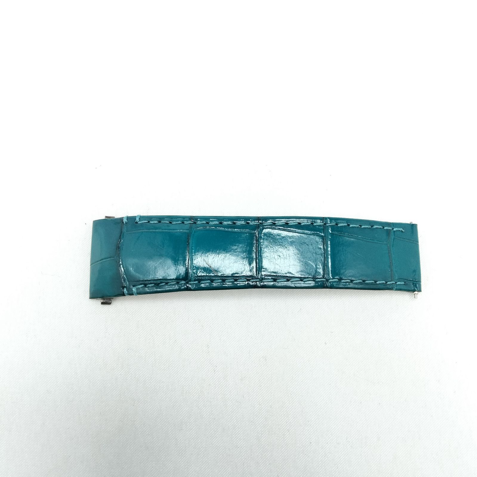 ✨️Cartier✨️ カルティエ アリゲーター ストラップ ターコイズ 革