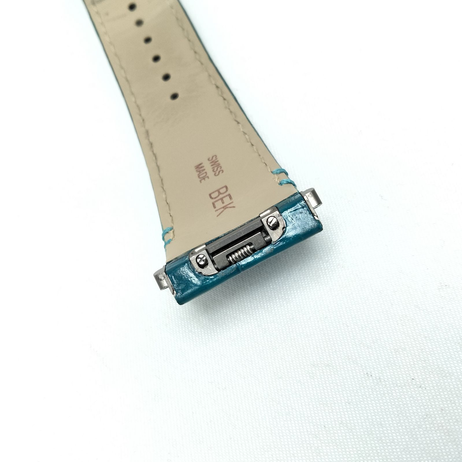✨️Cartier✨️ カルティエ アリゲーター ストラップ ターコイズ 革