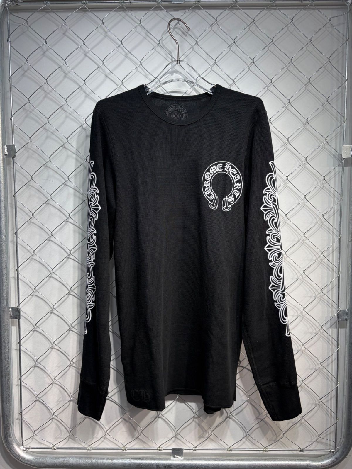 CHROME HEARTS クロムハーツ サーマル フローラル ホースシュー ロンT