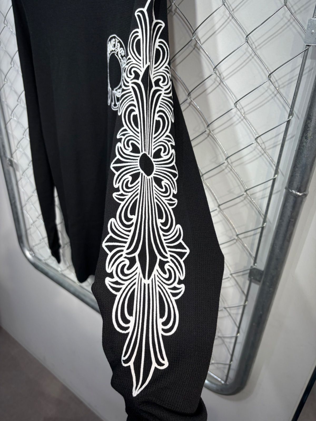 CHROME HEARTS クロムハーツ サーマル フローラル ホースシュー ロンT