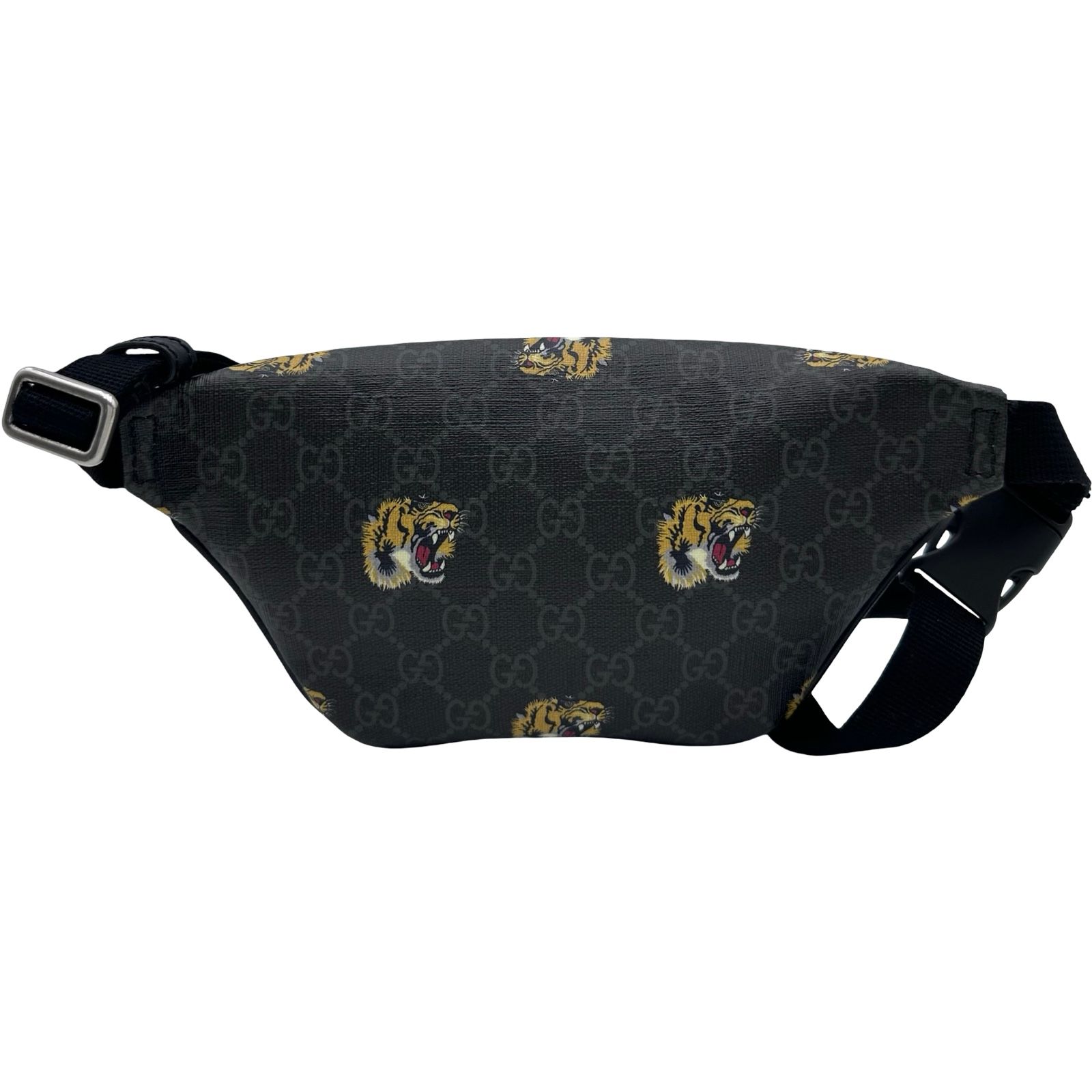 グッチ GUCCI GGスプリーム タイガーボディバッグ 675181 ブラック GG グッチ GUCCI GGスプリーム タイガーボディバッグ 675181 ブラック GG