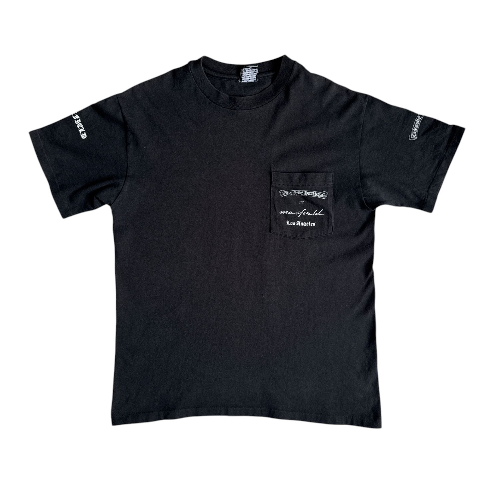 90s OLD CHROME HEARTS Maxfield Los Angeles Dagger ポケット Tシャツ 