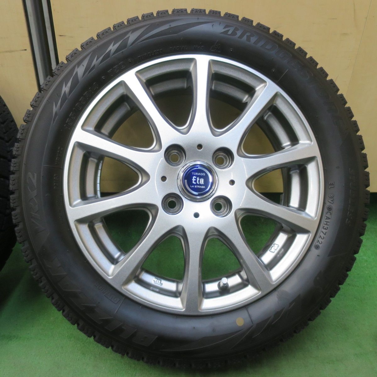 バリ溝！22年！キレイ！9.5分以上☆スタッドレス 155/65R14 