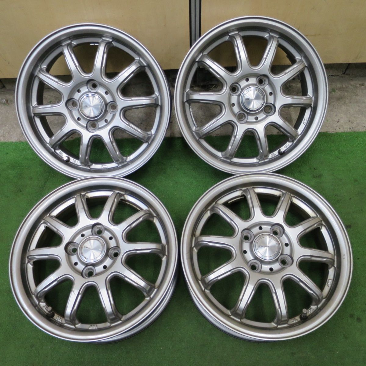 送料無料] 4本価格☆BW Sports BWスポーツ 14インチ ホイール 14×4.5J 
