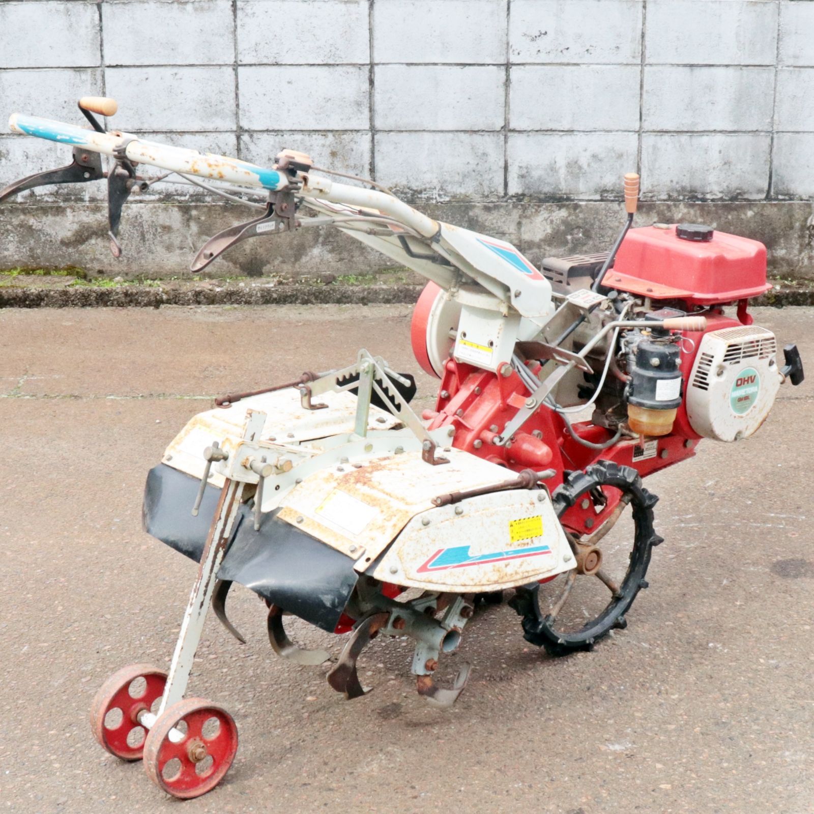 新潟発 マメトラ 管理機 SRV35F リターンカルチ 6馬力 ガソリン