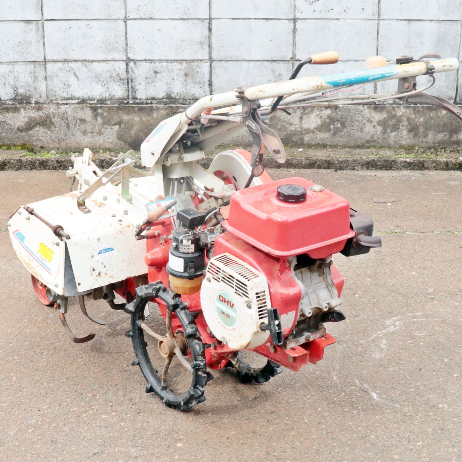 新潟発 マメトラ 管理機 SRV35F リターンカルチ 6馬力 ガソリン