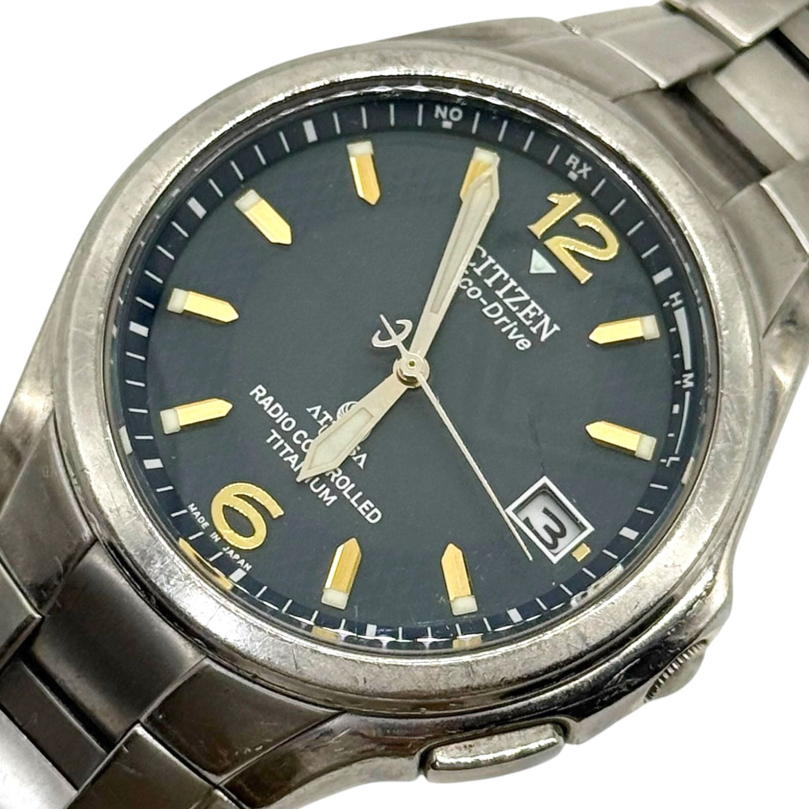 稼働/電波◎ シチズン CITIZEN アテッサ ATTESA 腕時計 電波ソーラー 