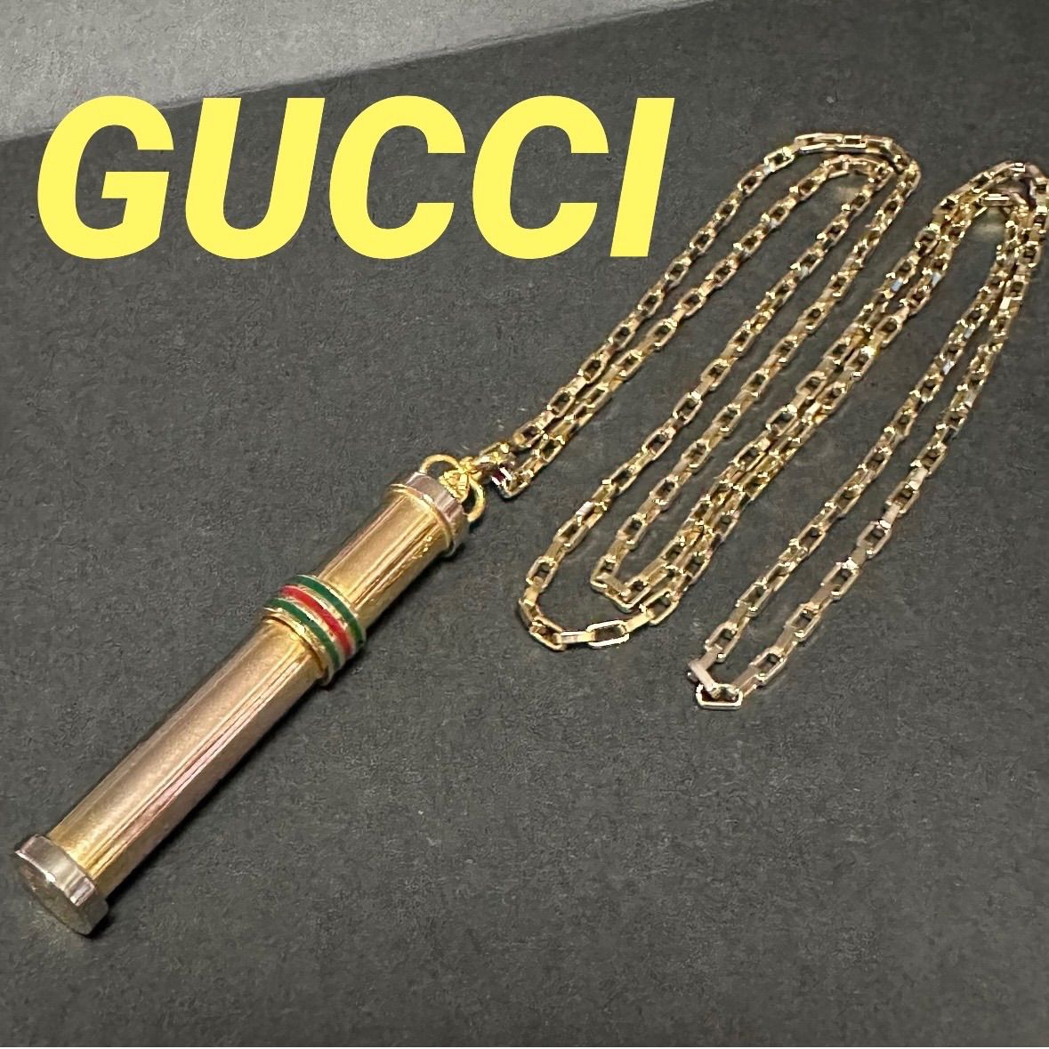 グッチ GUCCI ネックレス パフュームボトル アトマイザー シェリー