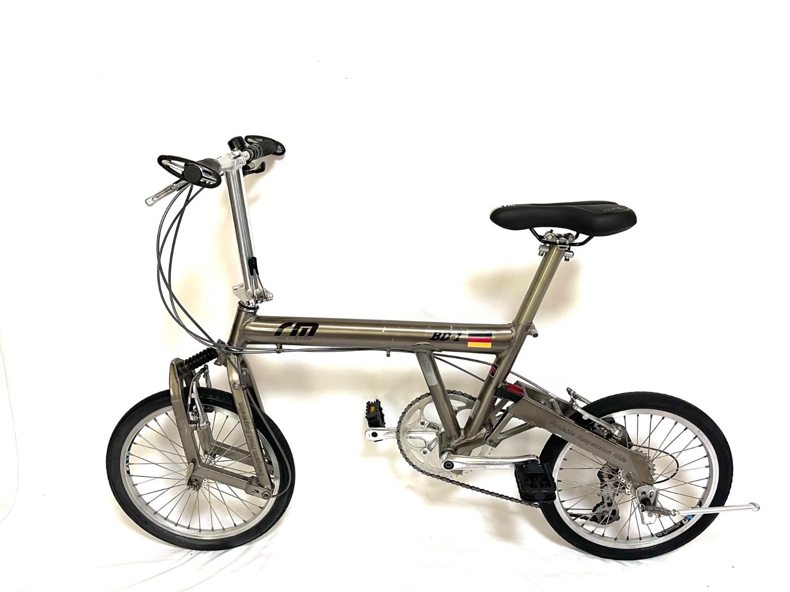 0269【即乘】送料無料 R&M BD-1 折りたたみ自転車 ミニベロ SHIMANO 8
