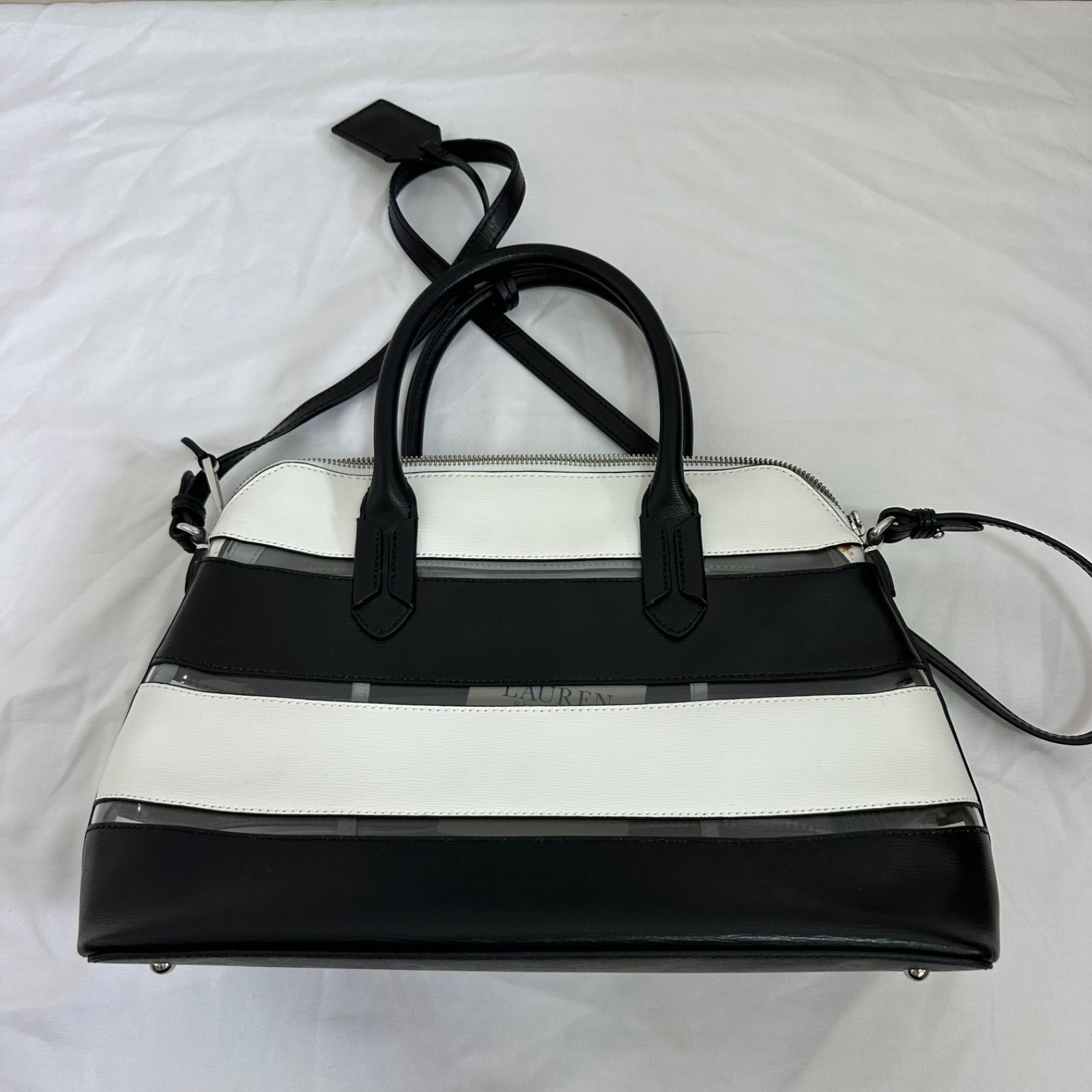美品】LAUREN RALPH LAURENローレンラルフローレン ショルダーバッグ 