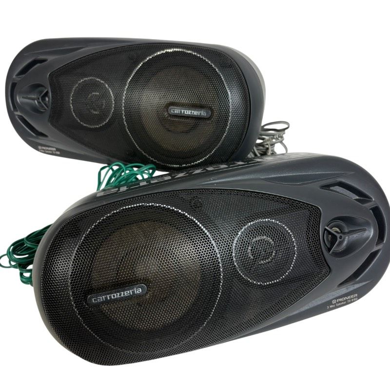 動作品】PIONEER carrozzeria TS-X180 ペアスピーカー 同シリアル 旧車