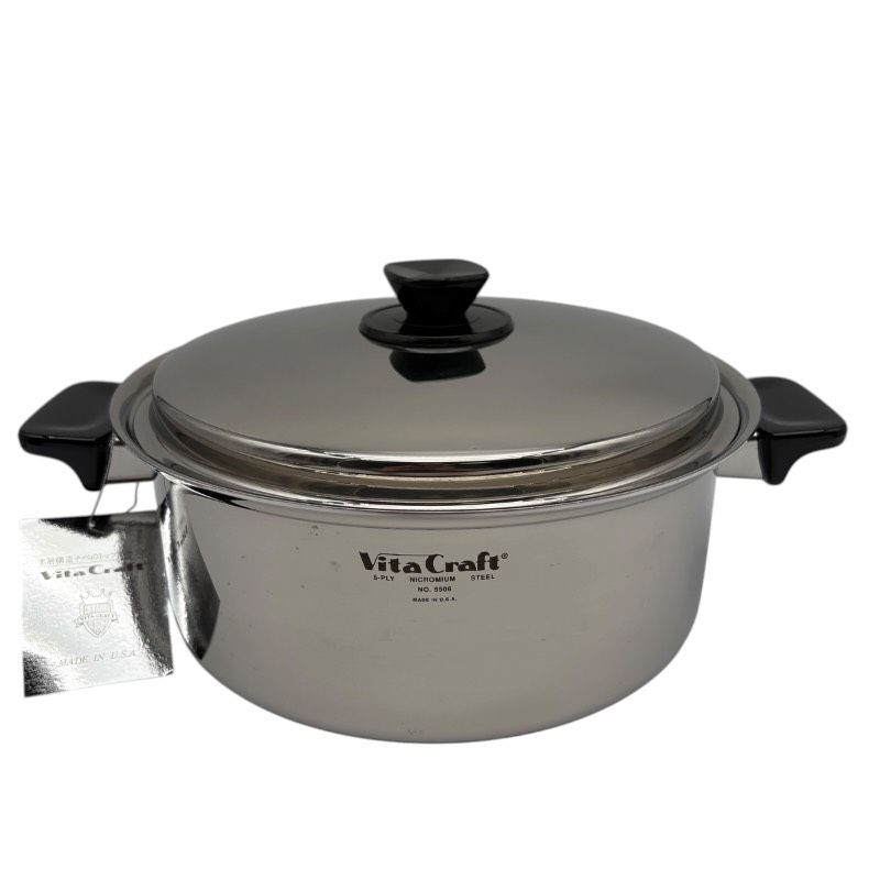 未調理/タグ付き】VitaCraft ビタクラフト 両手鍋 25.5cm 5.5L 5506 5