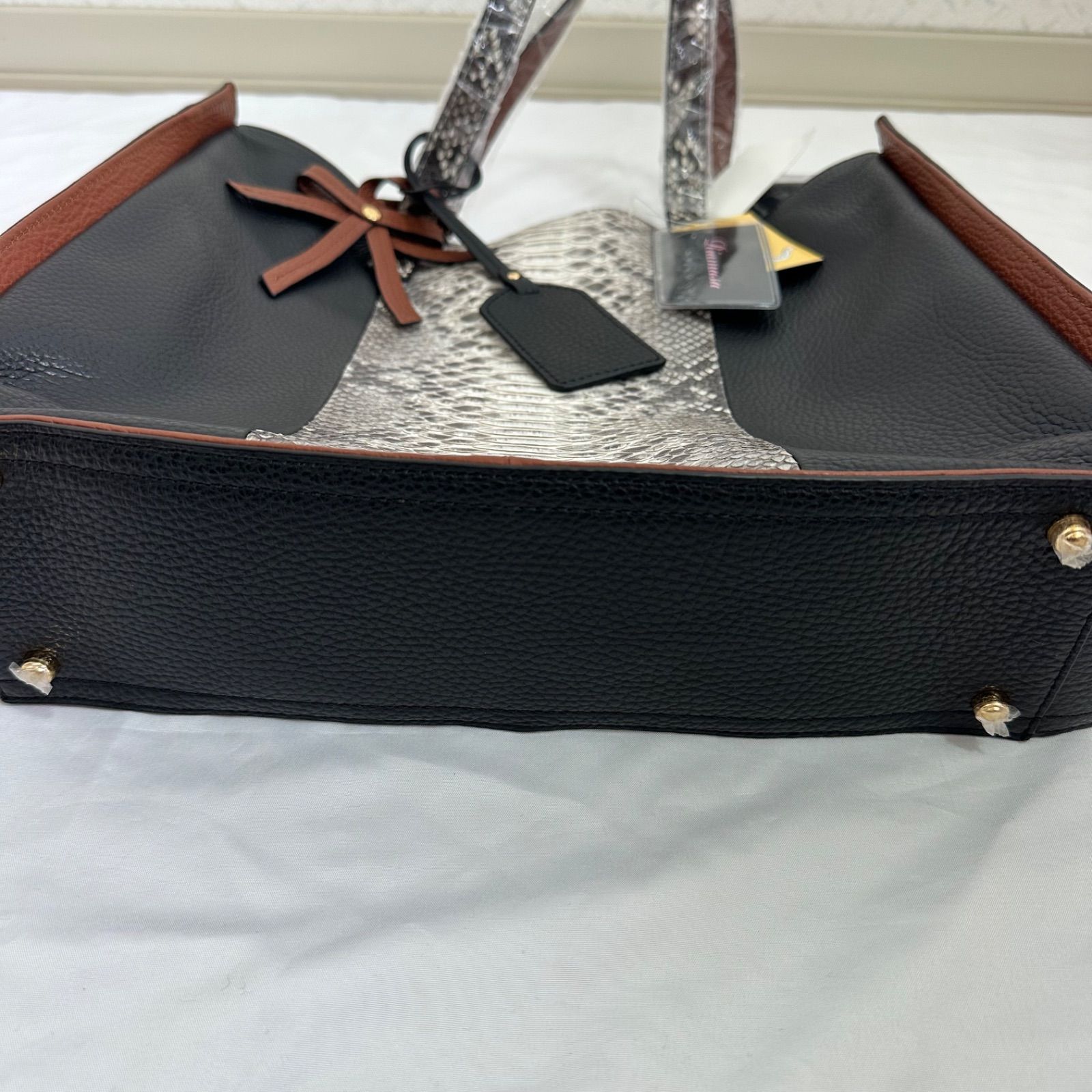 美品タグ付き】Riamasaリアマッサ ハンドバッグ ショルダーバッグ 