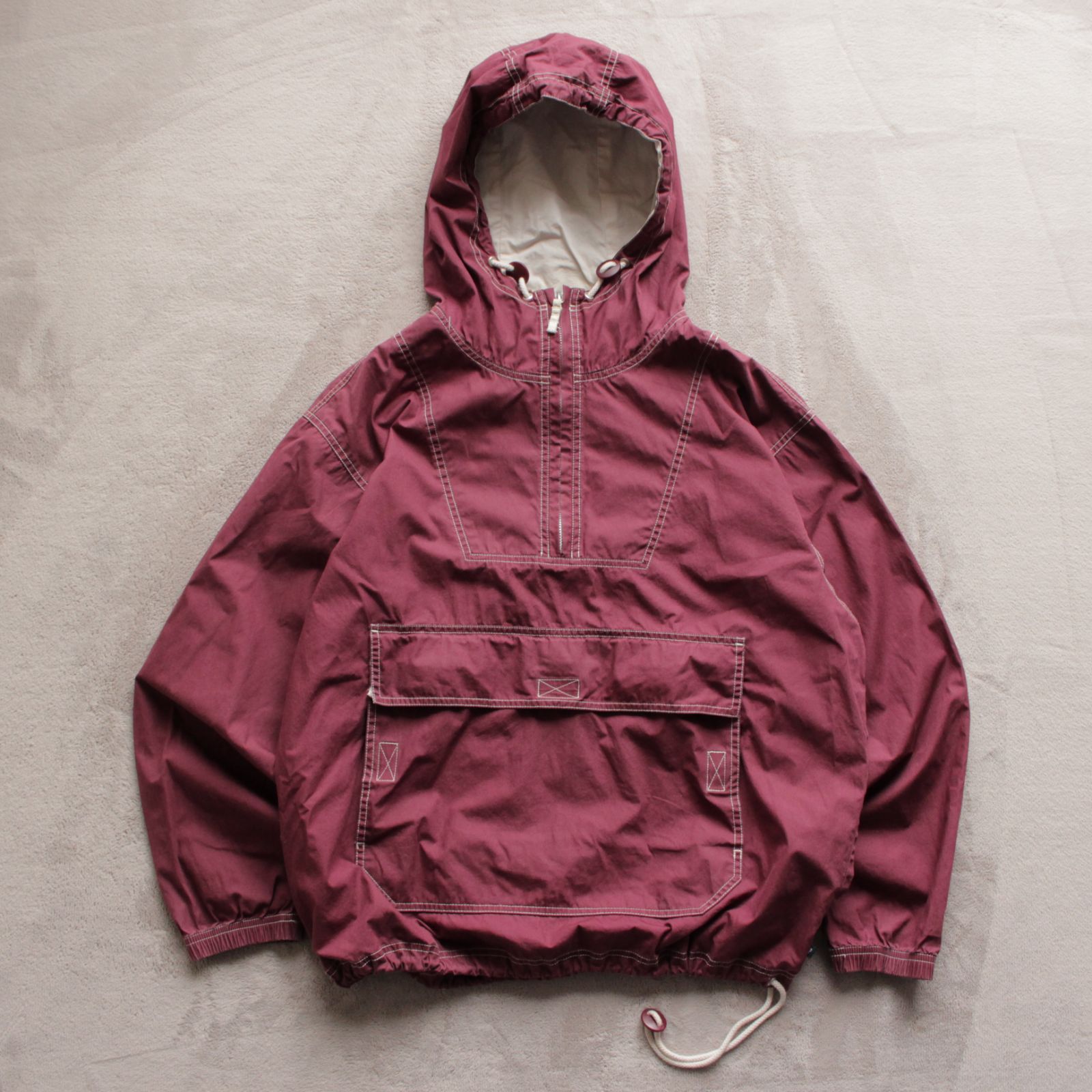 OLD GAP コットン アノラックパーカー M バーガンディー - メルカリ