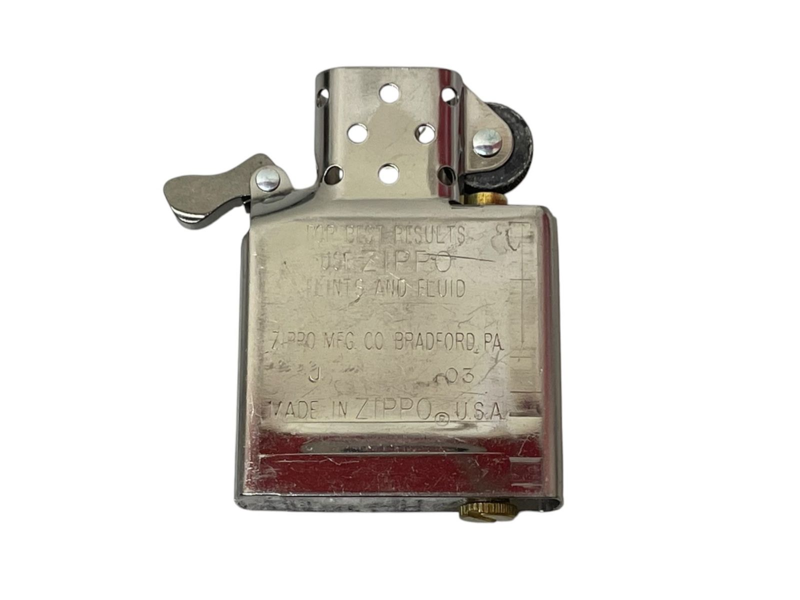zippo (ジッポー) 2004年製 鎚目加工 ハンマートーン オイルライター 