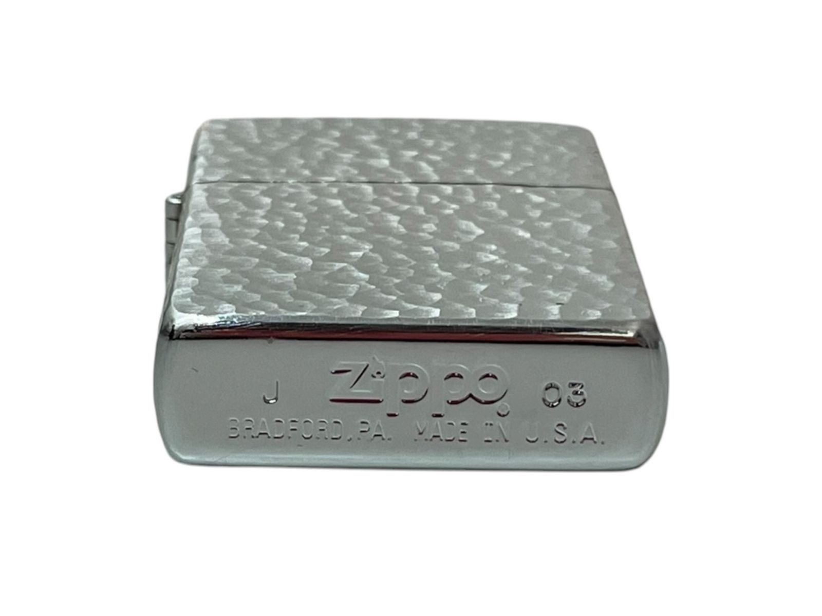 zippo (ジッポー) 2004年製 鎚目加工 ハンマートーン オイルライター 