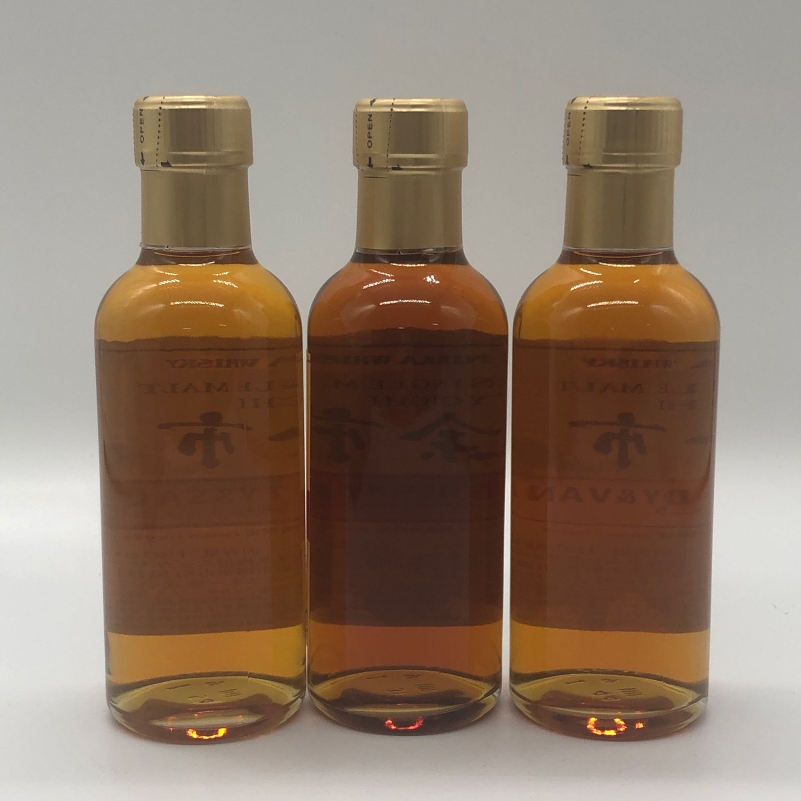 東京都限定！ニッカ余市 シングルモルト3種セット 180ml - メルカリ