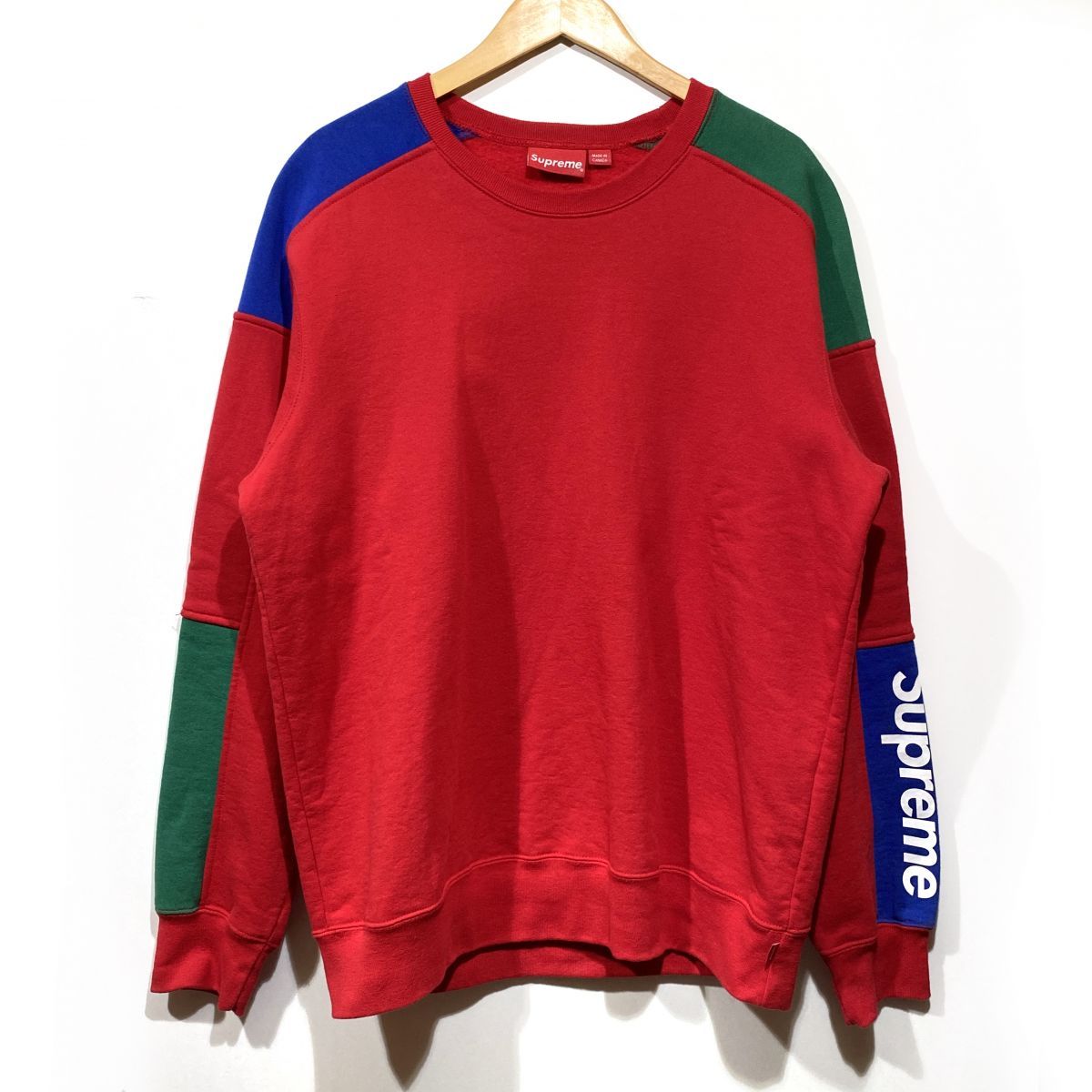 Supreme シュプリーム Formula Crewneck スウェット Lサイズ レッド系 