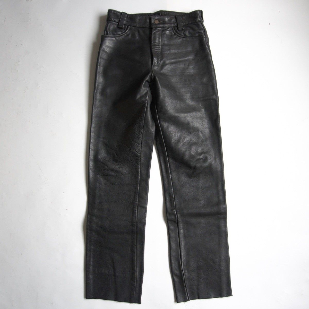 希少34インチ USA製 vanson バンソン レザーパンツ 本革 牛革 黒 希少34インチ USA製 vanson バンソン レザーパンツ 本革 牛革 黒