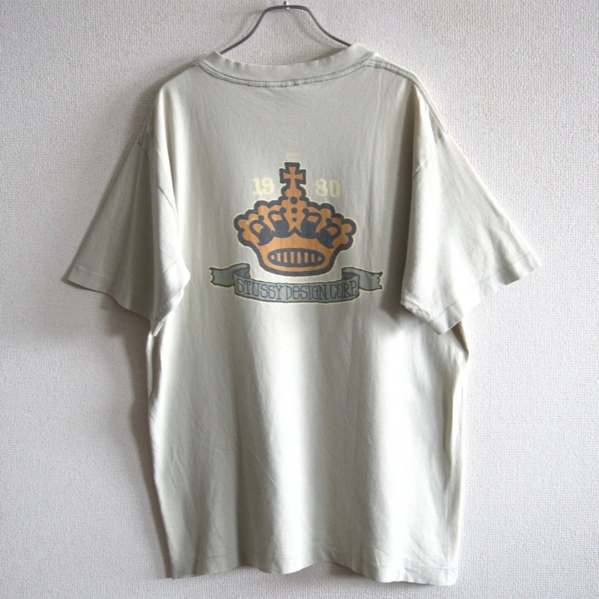 80s/USA製】OLD STUSSY【両面プリント Tシャツ】L ステューシー 