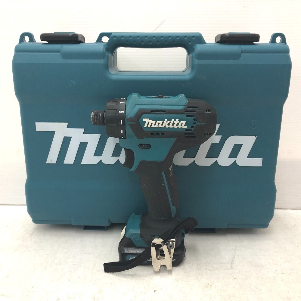 makita マキタ 10.8V 1.5Ah 充電式ドリルドライバ 青 ケース・充電器 