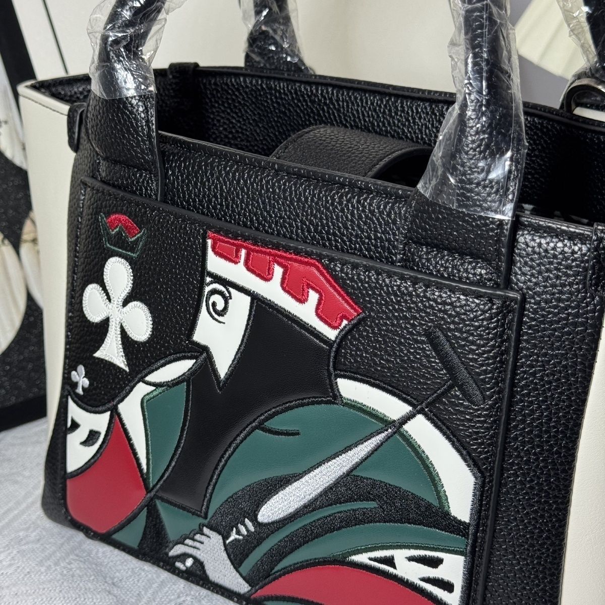 Malbon トランプデザイン バッグ　ゴルフバッグ2WAY ショルダー付 Malbon トランプデザイン バッグ ゴルフバッグ2WAY ショルダー付