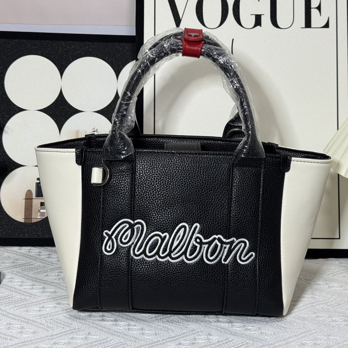 Malbon トランプデザイン バッグ　ゴルフバッグ2WAY ショルダー付 Malbon トランプデザイン バッグ ゴルフバッグ2WAY ショルダー付