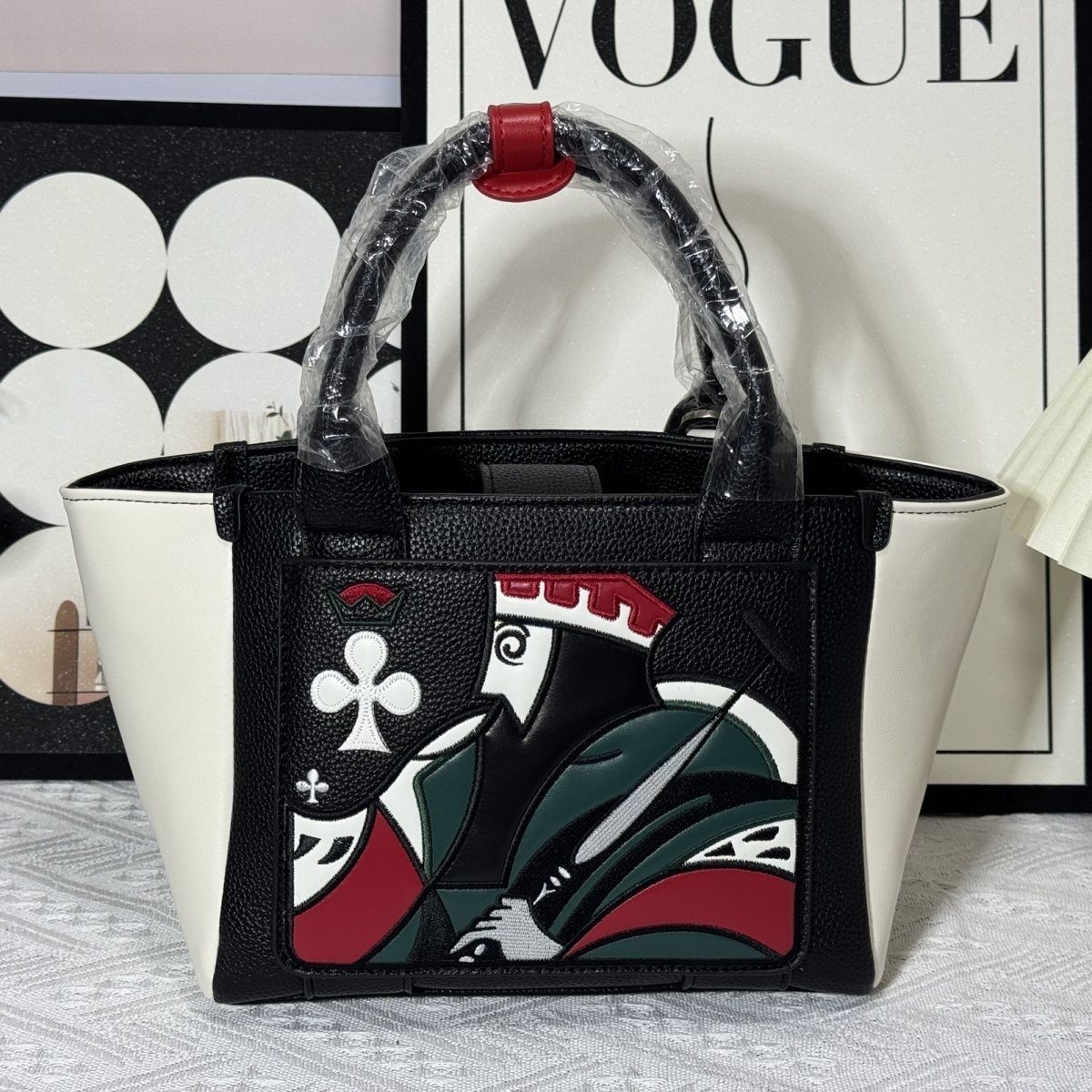 Malbon トランプデザイン バッグ　ゴルフバッグ2WAY ショルダー付 Malbon トランプデザイン バッグ ゴルフバッグ2WAY ショルダー付