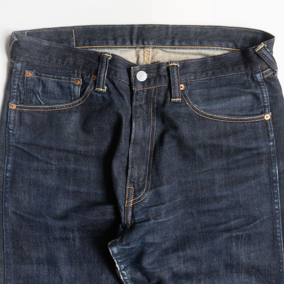 雰囲気抜群/濃紺】EVISU 【WAREHOUSEコラボ】【LOT.9100 デニムパンツ