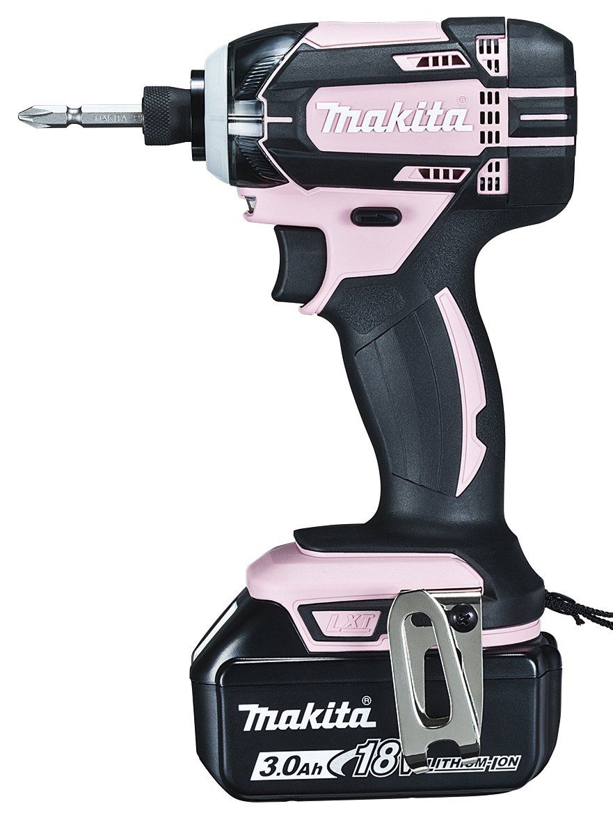 マキタ(Makita) 充電式インパクトドライバ 18V 3.0Ah ピンク TD149DRFXP [ピンク] [バッテリー2本・充電器・ケース付]