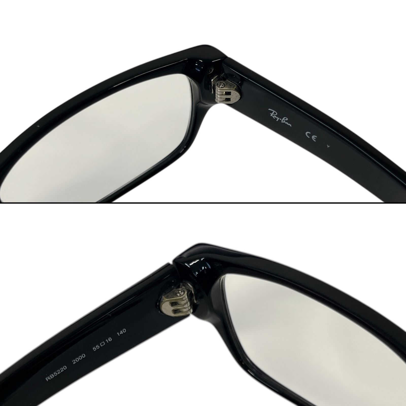 Ray-Ban (レイバン) サングラス ブラックフレーム クリアレンズ RB5220 